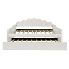 Full Size Upholstery Daybed Frame with Trundle