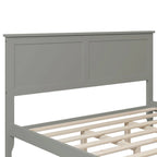 Modern Solid Wood Queen Platform Bed