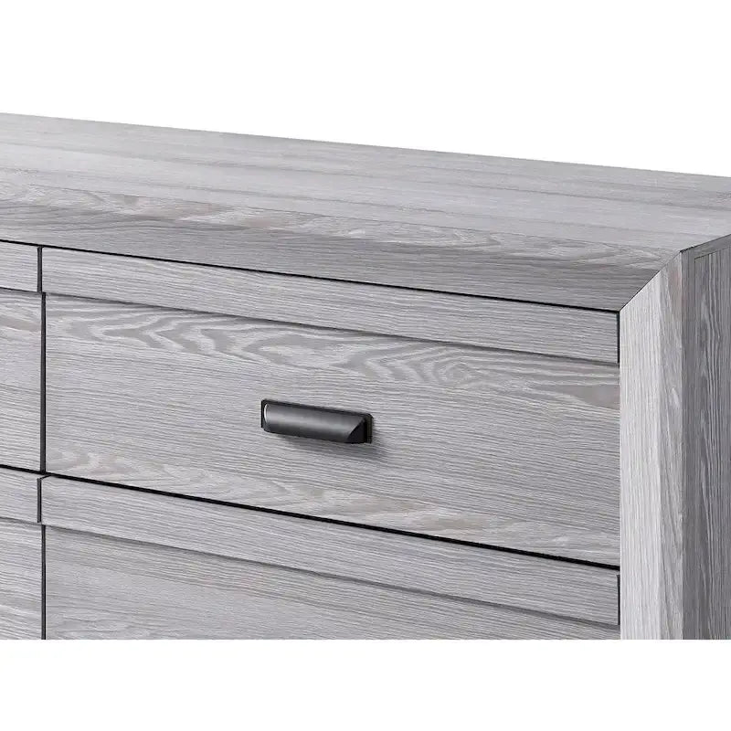 Essa 3 Piece Gray Panel Bedroom Set