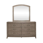 Avalon Burnished Beige Oak King Upholstered Storage Bed Bedroom Set