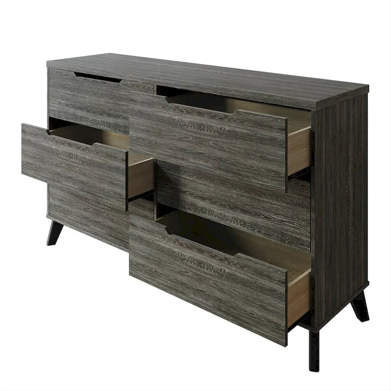 Chic Vintage-Style Wooden Dresser
