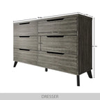Chic Vintage-Style Wooden Dresser