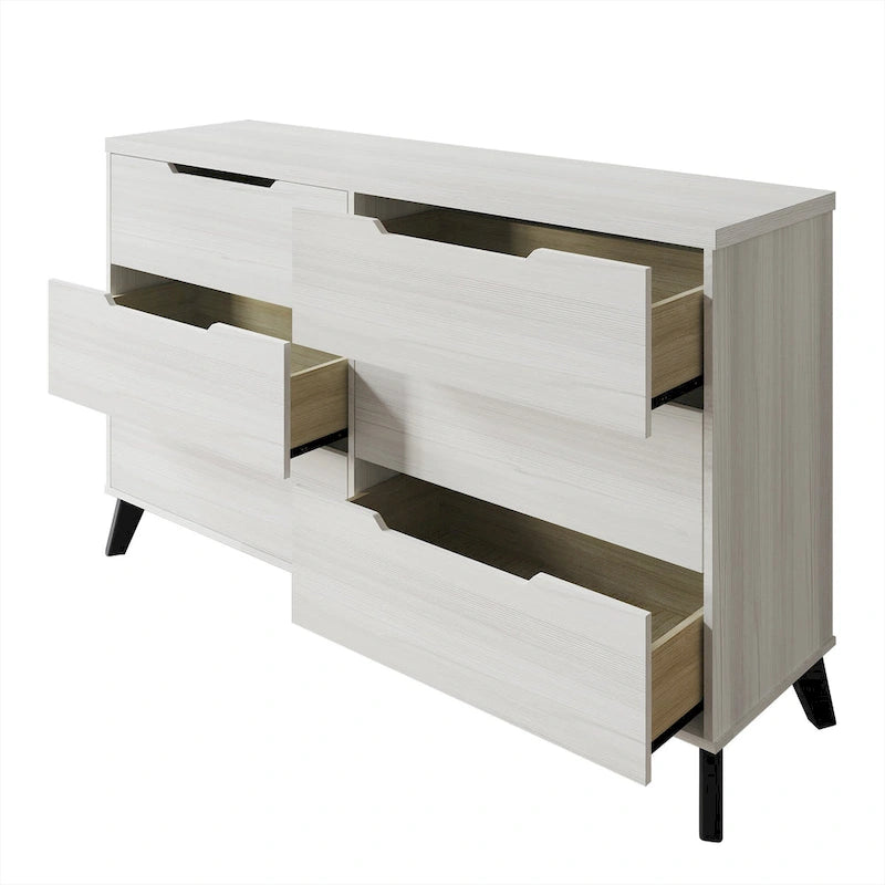 Chic Vintage-Style Wooden Dresser