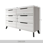 Chic Vintage-Style Wooden Dresser