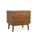 Furniture of America Beau Midcentury 5-Piece Boucle Wingback Queen Low Profile Bedroom Set