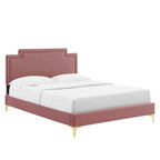 Liva Performance Velvet King Bed