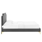 Liva Performance Velvet King Bed