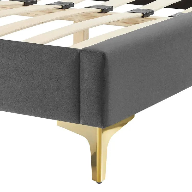 Liva Performance Velvet King Bed