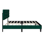 King Bed Frame with Headboard,Sturdy Platform Bed with Wooden Slats Support,No Box Spring,Mattress Foundation,Easy Assembly