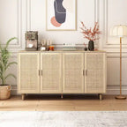 62.20 Modern Sideboard Storage Cabinet with Door - N/A