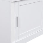 4-IN-1 Multi-functional Hall Tree Entryway Bench with Coat Rack and Shoe Cubbies