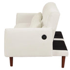 GEITIN Convertible Futon Sofa Bed with 2 Pillows