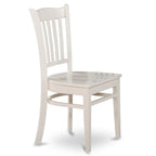 East West Furniture 5 Piece Dining Room Table Set- a Round Kitchen Table and 4 Dining Chairs, (Finish Options)