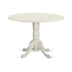 East West Furniture Dining Set Includes a Dining Room Table and Linen Fabric Kitchen Chairs,(Finish & Pieces Options)