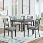 Wooden Dining Square Table, Kitchen Table for Small Space, 4 Person Dining Table