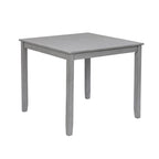 Wooden Dining Square Table, Kitchen Table for Small Space, 4 Person Dining Table