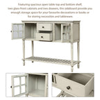 Buffet Storage Cabinet with Bottom Shelf