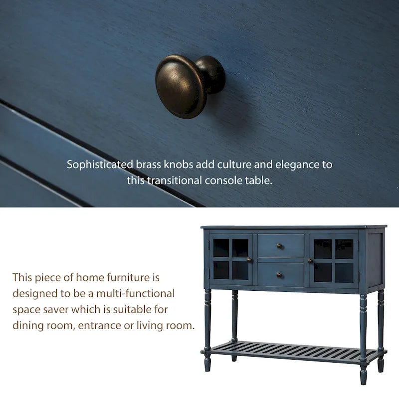 Buffet Storage Cabinet with Bottom Shelf