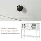 Buffet Storage Cabinet with Bottom Shelf