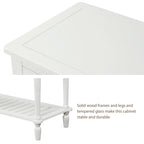 Buffet Storage Cabinet with Bottom Shelf