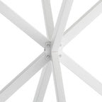 47.24 Modern Cross Leg Round Dining Table