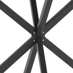 47.24 Modern Cross Leg Round Dining Table