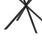 47.24 Modern Cross Leg Round Dining Table