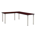 Kee 66 L-Desk with 42 Return, Beige/Black