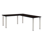 Kee 66 L-Desk with 42 Return, Beige/Black