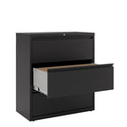 Hirsh 36W 3 Drawer Lateral File Cabinet for Home/Office with Premium Matte Texture Finish