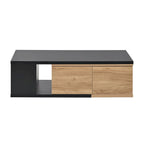 Extendable Coffee Table with 2 Storage Drawers