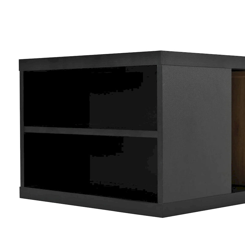 Extendable Coffee Table with 2 Storage Drawers