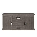 Modern TV Stand with Open and Closed Storage