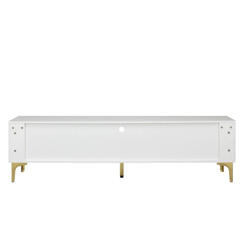 TV Cabinet,entertainment center with LED remote control lights
