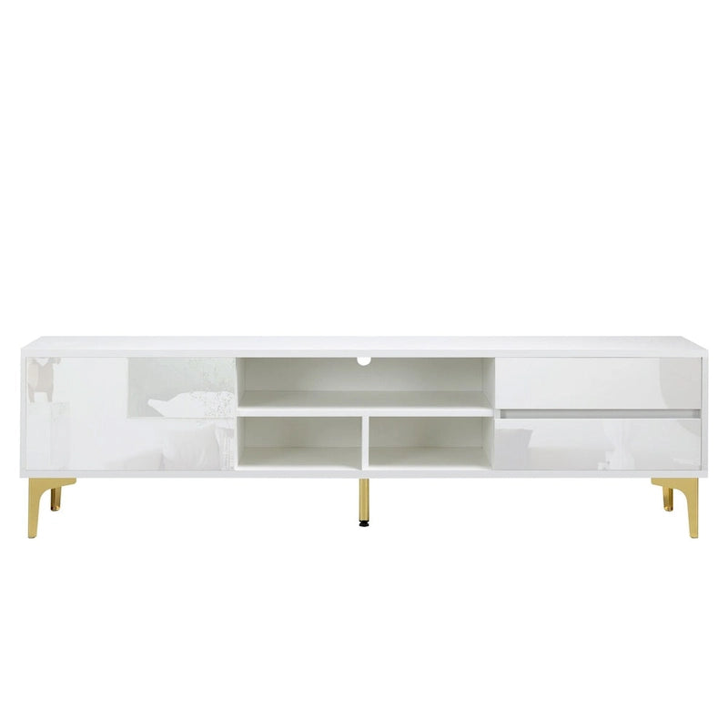 TV Cabinet,entertainment center with LED remote control lights