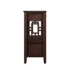 Wood Console Table Entry Sofa Table with 4 Drawers & 1 Storage Shelf for Entryway Living Room Bedroom