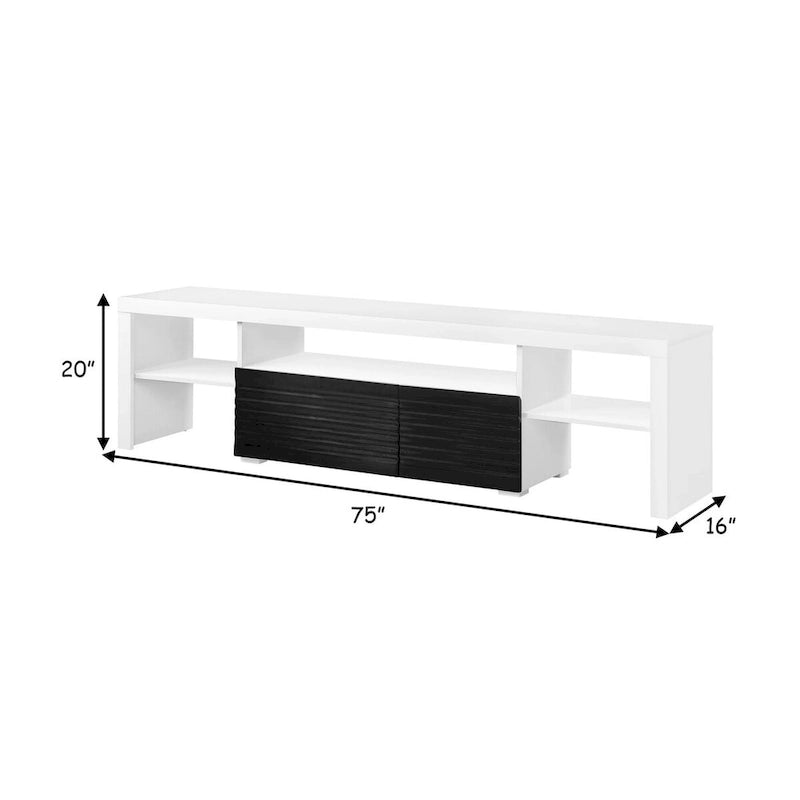 75 Inch TV Entertainment Center Console