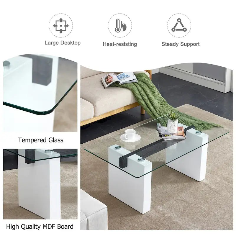 Modern minimalist coffee table
