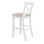 3PCS Rectangular Wood Bar Dining Set