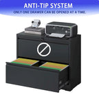 Lateral File Cabinet 2 Drawer