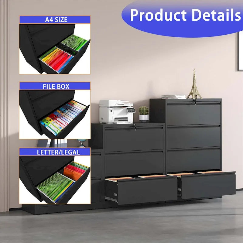 Lateral File Cabinet 2 Drawer