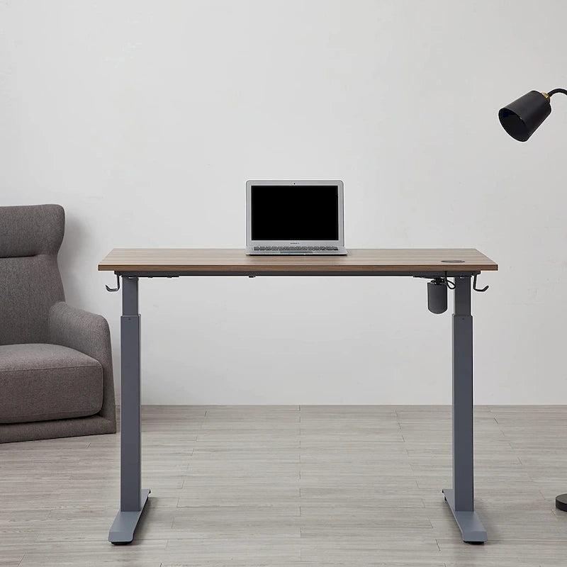 KOWO Electric Standing Desk 48 Height Adjustable Sit Stand Workstation w/Memory Preset, Home Office Desk