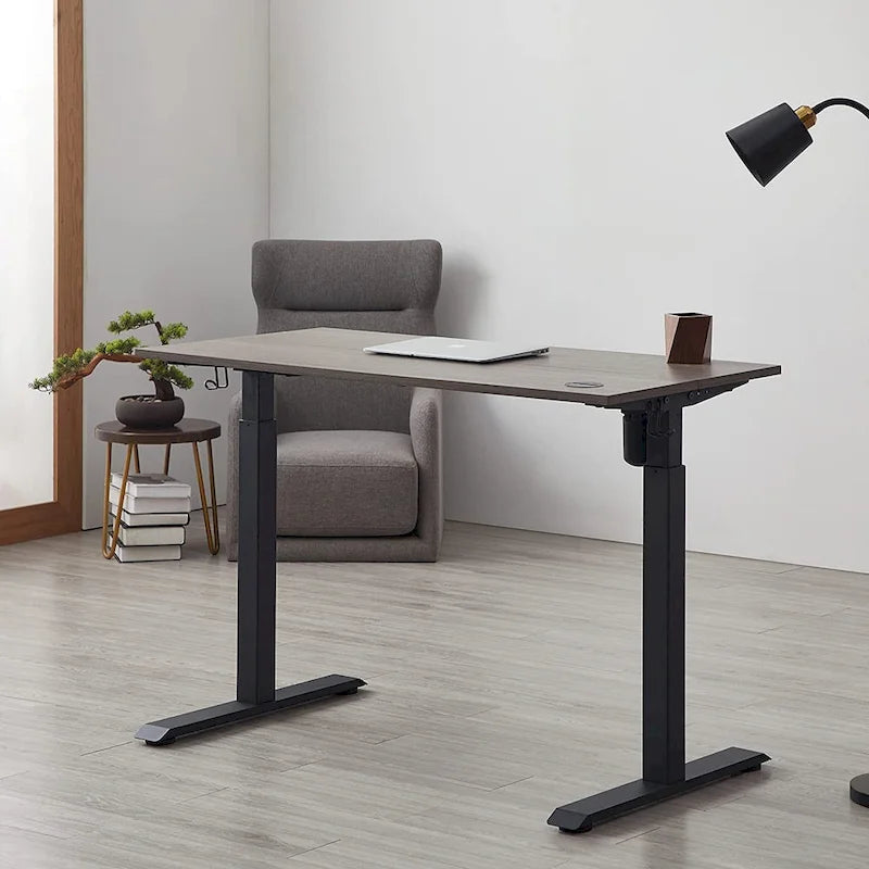 KOWO Electric Standing Desk 48 Height Adjustable Sit Stand Workstation w/Memory Preset, Home Office Desk