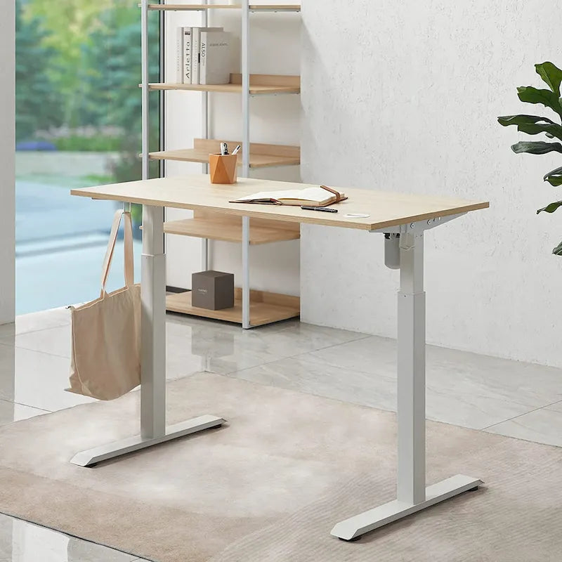 KOWO Electric Standing Desk 48 Height Adjustable Sit Stand Workstation w/Memory Preset, Home Office Desk