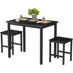 Small Dining Table Set for 2, Home Kitchen Furniture Perfect Choice, Compact and Durable, Easy Assembly