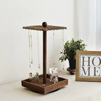 Wooden Rotating Jewelry Organizer - S