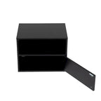 Set of 2 Wall-mounted Wooden Nightstand