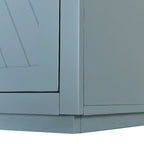 4-door Classic Sideboard with Open Storage and Adjustable Shelves