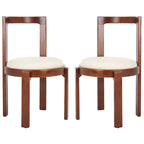 SAFAVIEH Home Estes 19-inch Round Dining Chair [SET of 2] - 20Wx21Dx33H
